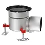 CleanPoint 1.4404, en plusieurs parties, horizontal, avec bord de retenue