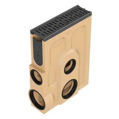 Monoblock PD 100  Collecteur/dessableur avec r&eacute;cipient en mati&egrave;re synth&eacute;tique DN 100 avec joint &agrave; l&egrave;vre