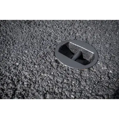 Dispositif de fermeture classe D 400, avec socle en b&eacute;ton, avec couvercle Street Top, r&eacute;glable NIVOPLAN, DN 600