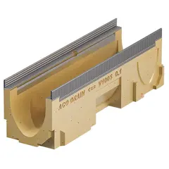 Multiline V 100 Corpo di canalettacon preforma verticale e laterale DN 100
