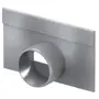 Testata con manicotti DN 75 per canaletto basso spessore V 100