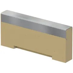 Kombistirnwand f&uuml;r Flachrinne V 100