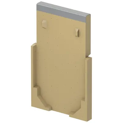 Plaque frontale combin&eacute;e V 100