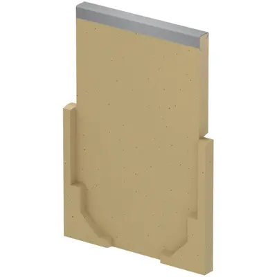 Plaque frontale combin&eacute;e V 150