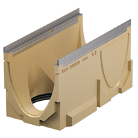 Multiline V 200 Corpo del canaletta  a labbro per collegamento verticale DN 200 e preforma laterale