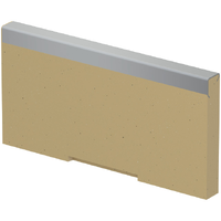 Plaque frontale combinée pour caniveau petite hauteur, V 200