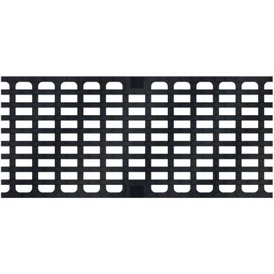 Grille passerelle longitud. en fonte KTL DN 200