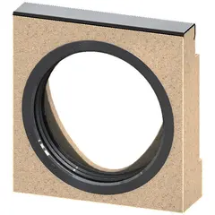 Plaque frontale, avec joint &agrave; l&egrave;vre pour sortie du caniveau SD 150
