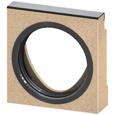 Testata con guarnizione a labbro per fine del canaletto SD 150