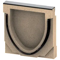 Plaque frontale SD 150 pour entr&eacute;e du caniveau