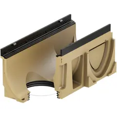 Swissdrain SD 150 avec joint &agrave; l&egrave;vre pour sortie verticale DN 150 et pr&eacute;form&eacute;es lat&eacute;rales