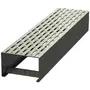 Grille &agrave; fente longitudinale pour &eacute;l&eacute;ment de service pour rehausse &agrave; fente V 100