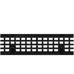 Grille passerelle longitudinale en fonte KTL DN 100 pour Swissdrain SD 100