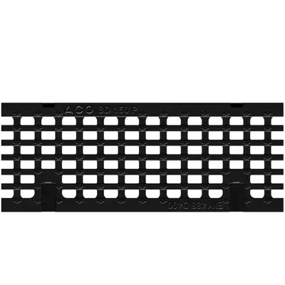 Grille passerelle longitudinale en fonte KTL pour Swissdrain 150