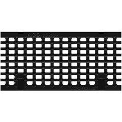 Grille passerelle longitudinale en fonte KTL pour Swissdrain 200