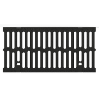 Grille en fonte Microgrip revêtement KTL, pour Swissdrain NW 200