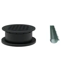 Rehausse avec grille de goutti&egrave;re