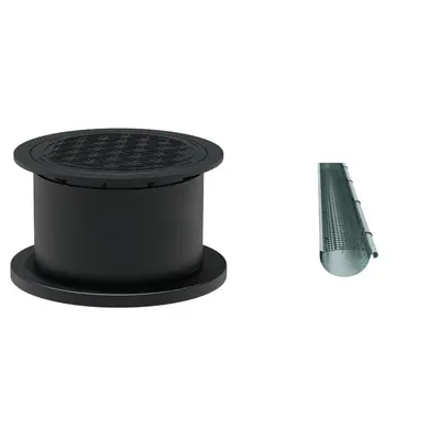 Rehausse avec grille de goutti&egrave;re