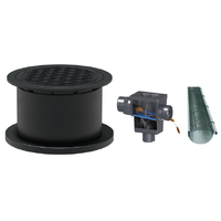 Aufsatzstück mit Tankeinbaufilter und Dachrinnnengitter