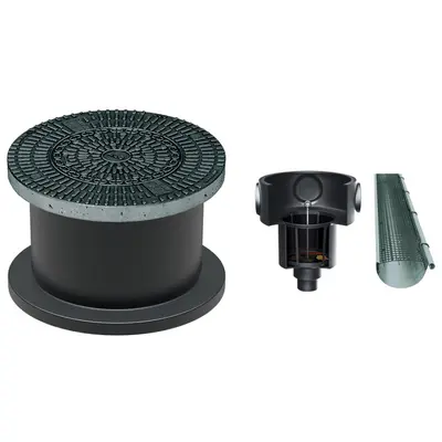 R&eacute;hausse avec filtre de r&eacute;servoir et grille int&eacute;rieure de toit