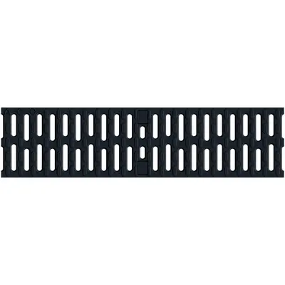 Grille en mati&egrave;re synth&eacute;tique noire NW 100 