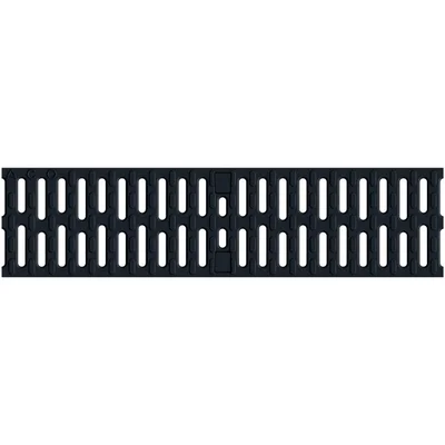 Grille en matière synthétique noire NW 100 