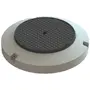 Couvercle classe E 600 en fonte ACO Classic Top avec socle en b&eacute;ton, DN 600