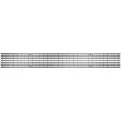 Grille &agrave; profil&eacute;s longitudinaux pour ACO Profiline