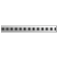 Grille Quadrato, fori 8 x 8 mm pour caniveaux à profil 