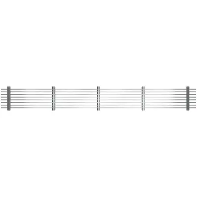 Grille &agrave; barreaux longitudinaux 3 x 15 mm barreau 