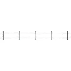 Grille &agrave; barreaux longitudinaux 3 x 15 mm barreau 
