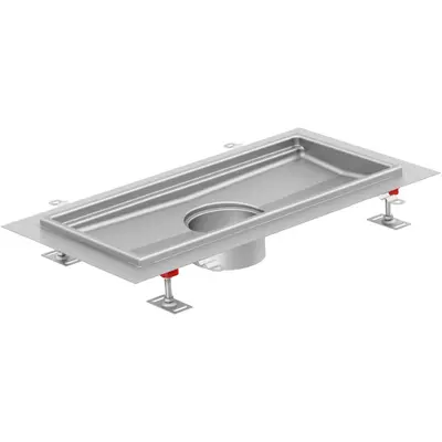 ACO CleanBox &ndash; hygienische Bodenwanne mit Klebeflansch