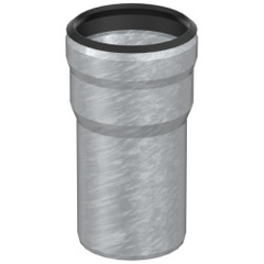 Anschlussst&uuml;cke von Pipe/Kunststoff mit Spitzende an GM-X mit Muffe 1 A