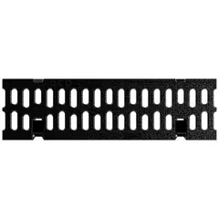 Grille en fonte Microgrip rev&ecirc;tement KTL, pour Swissdrain NW 100