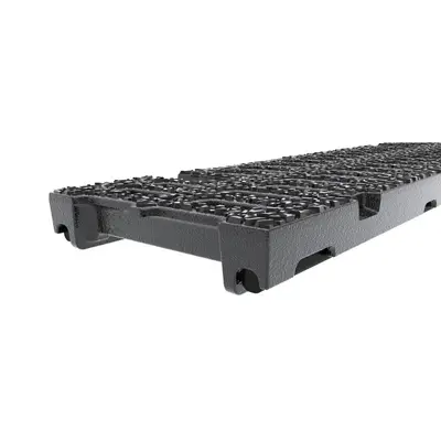 Grille en fonte Microgrip rev&ecirc;tement KTL, pour Swissdrain NW 150