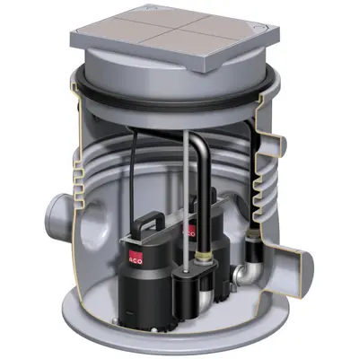 Abwasserhebeanlage Sinkamat-K duo