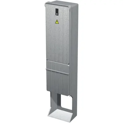 Armoire &agrave; ciel ouvert pour conduite forc&eacute;e sur site