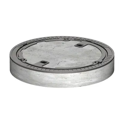Syst&egrave;me de rehausse classe B 125, couvercle en b&eacute;ton