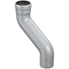 GM-X B&ouml;gen &ndash; Steckmuffe 1 A, Sprungrohre, Versprung: 75mm