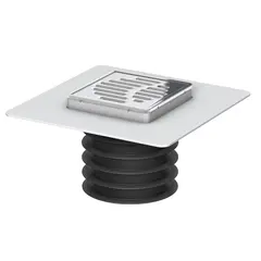 ACO Passino DN 100 / DN 125, con flangia, con sifone