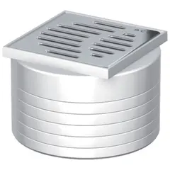 Supporto con griglia per scarico DN 50
