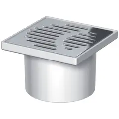 Supporto e telaio in plastica 150 x 150 mm, senza flangia d'attaco