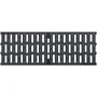 Grille en matière synthétique noire NW 150 