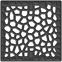 Grille en fonte Voronoi, B 125