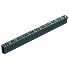 Corps de caniveau Slimline avec grille en acier inox