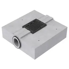 Dalle incl. grille &agrave; blocade pour Monoblock Pfuhler 20/25