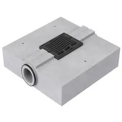 Dalle incl. grille &agrave; blocade pour Monoblock Pfuhler 20/25
