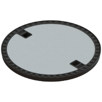 Couvercle bétonné classe 30kN - 50kN - 75kN dans la feuillure du tuyau pour DN 600