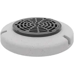 Grille de route classe F 900 avec socle en b&eacute;ton, NW 600