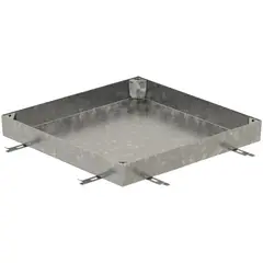 Paving Schachtabdeckung, Wannentiefe 80 mm Rahmen und Deckel aus Edelstahl 